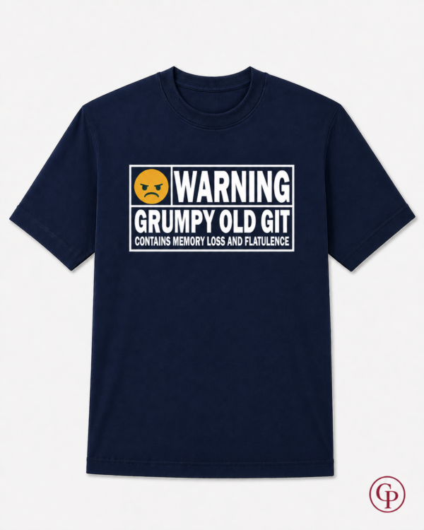 Grumpy Old Git T-Shirt - Navy